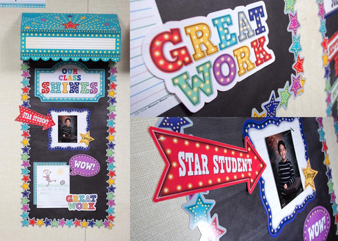 Teacher Created Resources 3603 Marquee Our Class Shines Bulletin Board by Teacher Created Resources
