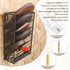 Hanging 5-Tier Mesh Sandpaper Organizer, Metal Storage Rack for 5 Inch and 6 Inch Sandpapers (Excludes Sandpaper)