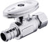 (Pack of 2) EFIELD 1/4 Turn Straight Stop Valve 3/8" OD Compression X 1/2" Pex Chrome Plated Brass, … by EFIELD