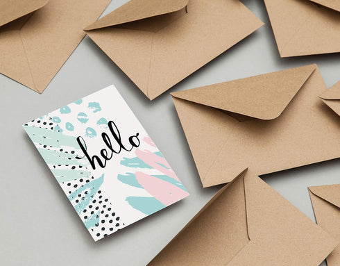 Better Office Products A6 Kraft Invitation Envelopes, Strong Bond Paper, Pointed Flap, for Use with 4 x 6 inch Invitation Cards, 100 Pack (4.75 x 6.5 inch) by Better Office Products