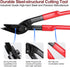 Strapping Cutter Banding Tool, 12" Heavy-Duty Cutter for Steel, Iron, PET, PP Banding, High-hard Steel