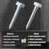 5/16" x 1-1/2" Hex Head Lag Screws 20Pcs - 304 Stainless Steel Heavy Duty Screws for TV Mounts, Deck, and Boat Repair