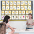 Bee Theme Bulletin Board Decoration, Educational Cards for Toddlers, Honeycomb Flash Cards for Preschool