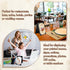 9 Pack 2 Leatherette Table Tents Black PU Leather Menu Covers Bulk Double Sided A-Frame Sign Holders Side Drink Dessert