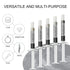 Diamond Polishing Compound Kit, 5 Piece Lapping Paste 1500 to 80000 Grit for Jewelry, Metal, Gemstone, Glass, 5 Gram