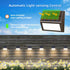 Glow2 Luminara Solar Step Lights - Weatherproof Outdoor Stair Lighting, Solar-Powered Deck Lights for Patio, Garden