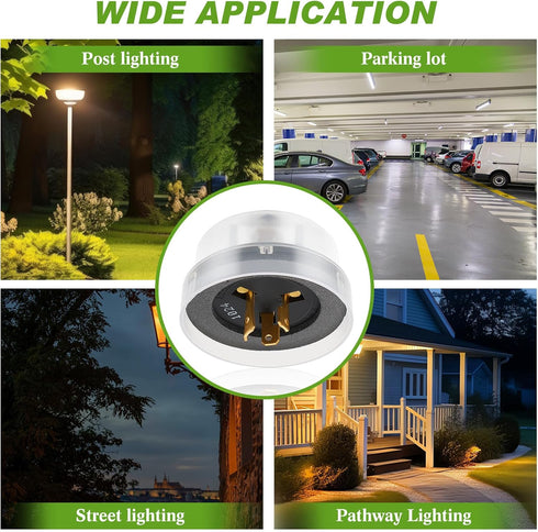 2 120v 50/60hz Retisee Pcs Outdoor Photocell Light Control Lock Photocontrol Dusk to Dawn Light Switch Photocell Sensor