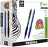 Zebra Pen Bulk Pack of 48 Ink Pens, Z-grip Retractable Ballpoint Pens Combo Pack