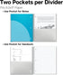 Dunwell 4x4 Graph Ruled Notebook, Blue Plastic Cover, 100 Sheets, 8.5x11, Engineering Notebook with 1/4 Inch Squares