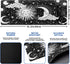 Magic Astrology Extended Big Mouse Pad, 31.5x11.8 Inch Gaming Desk Pad, Black Mousepad with Non-Slip Base