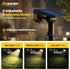 56 3000K IP65 4 Pack Ensenior Solar Spotlights Outdoor, LEDs Brightness Adjustable LED Solar Garden Lights, Halloween