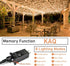 66FT 200LED Christmas String Lights, Waterproof, Extendable Twinkle Fairy Lights with 8 Modes & Timer for Garden,