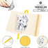 Pentalic Pocket Sketchbook: 3" x 4" Traveler Journal, 160 Pages, Yellow Gold