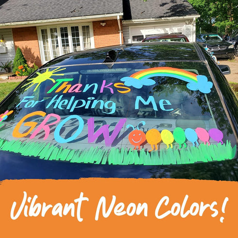 8 15mm 3 1 28g Washable Window Markers for Cars - Jumbo, in Nib, Ink - Liquid Chalk Markers for Chalkboard, Blackboard