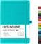 Classic Ruled Notebook/Journal - Hardcover Lined Journal/Notebook, 5.3" x 8.26", Thick Paper, Banded + Pen Holder +