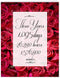 NobleWorks 3rd Wedding Milestone Anniversary Notecard Jumbo 8.5 x 11 - Marriage of 3 Years w/Envelope