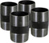 Everflow Supplies NPBL3425-4 Steel Nipple Pipe, Pack of 4, Black