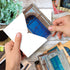 The Best Card Company - 20 Blank Note Cards Bulk Box 4 x 5.12 Inch + Envelopes, Architectural Doorways Collection (10