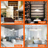 Fishbone Filament LED Edison Bulbs, 60 Watt Equivalent ST64 E26, Dimmable Vintage Light Bulbs, 600 Lumen, 4000K Daylight