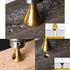 KEWAYO 4pcs Titanium Coated Countersink Chamfer Tool Set, Metal Wood Drill Bits for Deburring