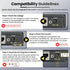 OXZEEWEE 2PCS 12V 3A 3000mA 6ft 36W 2.5A 2A 1.5A 1A 0.8A 0.5A UL Listed Power Supply Adapter, AC/DC Switching Adapter