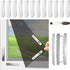 Magnetic Window Screen, Adjustable DIY Window Net Max 59 x 51 with Magnetic Fastener, Fiberglass Fine Mesh