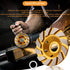 4 Inch Turbo Diamond Grinding Cup Wheel, 12 Segs Heavy Duty Angle Grinder Wheels, 4pcs