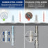 1/4"x2-1/4" Wedge Anchor by Zinced, Heavy-Duty Fastener for Cement and Concrete (20pcs Pack)