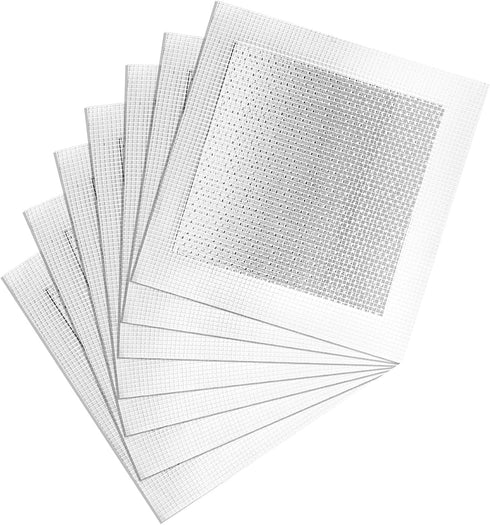 7pcs Drywall Repair Patch Kit, 6" x 6" Self Adhesive Aluminum Wall Repair Patch