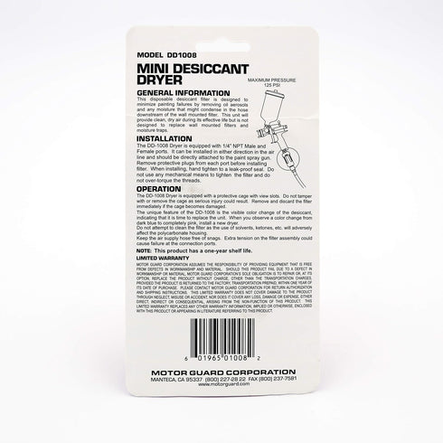 Disposable Desiccant Filters - 2 Pack