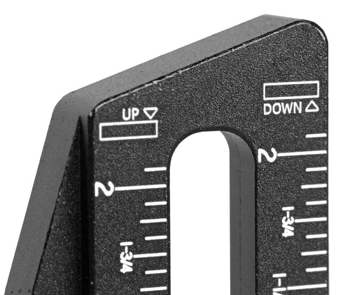 2-Inch Setup (ME522G) Wen Dual-Scale Tool and Height Gauge for Band Saws, Table Saws, Router Tables, and Woodworking