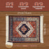 famassiser Persian Style Carpet Mouse Pad Vintage Miniature Bohemian Rug Desk Pad, Non-Slip Computer Mouse Mat