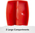 Storex Large Classroom Caddy, 13 x 11 x 6.575 Inches, Red, Case of 6