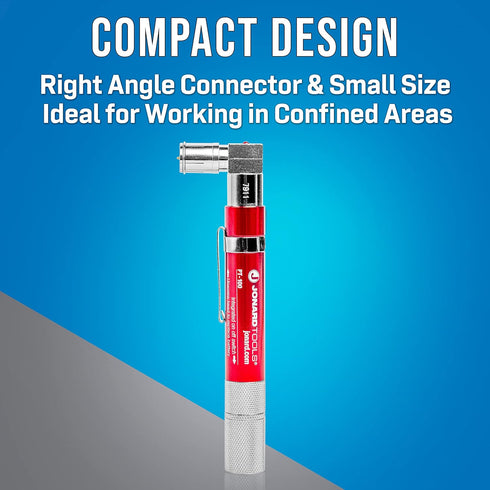 Jonard Tools PT-100 Coax Cable Wire Tracer Pocket Continuity Tester & Toner with Audible Beep and LED, Red