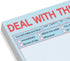 Knock Knock Deal with This Sticky Notes, Pastel Version, 3 x 3-inches Each, Pack of 8