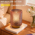ULAROOM Small Battery Operated Lamp with Timer for Dorm/Office Desk/Home Deocr,Cordless Shelf Warm Moody Lighting