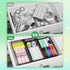 ihomecooker Mesh Tray Silverware Drawer Organizer - Utensil Cutlery Tray with Interlocking Arm Dividers for Home and