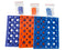 3 PCS 50 Well Centrifuge Tube Rack for 10ml/15ml/50ml Laboratory Plastic Tube Holder (Deep Blue, Orange, Light Blue)