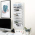EasyPAG Wall File Organizer, 10 Tire Vertical Mesh Metal Hanging File Holder, Paper Document Rack for Home Office