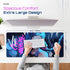 Large Gaming Mouse Pad 31.5 x 11.8 Inches - XXL Extended Desk Mat with Non-Slip, Water-Resistant Anime Cute Girl Design