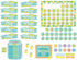 Teacher Created Resources Lemon Zest Calendar Bulletin Board (TCR8479) for Classroom Decor