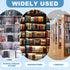 Hushee 5 Pack Album Acrylic Book Stand for Display Adjustable Clear Book Display Holder Easel Rack Stand for Home