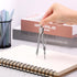 Mr. Pen Compass for Geometry - Silver Metal Drawing Compass with Extra Leads for Drafting and Math.
