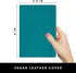 PAPERAGE Dotted Journal Notebook, Turquoise, 160 Pages Medium 5.6 in x 8 in Hardcover for Work & School
