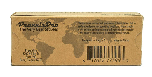 Powerhouse Premium 26/6 Standard Staples - Full-Strip Chisel Pointed Bulk Staples, 10,000 Count