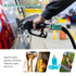 1 Inch Digital Turbine Fuel Flow Meter, 2.6-26 GPM Inline NPT Thread Flowmeter with 3/4 in Adapters for Water, Diesel,