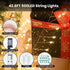 500 42Ft Dailyart Fairy Lights Plug in, Led with Remote Small Warm String Lights with Timer Long Twinkle Waterproof