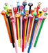 sencoo 24 Pack Cute Cartoon Gel Black Ink Pens, Assorted Styles for Kids Birthday Present, School Prize, Fun Girl Pens