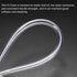 Pneumatic Tubing - Air Compressor PU Line Hose, Clear for Water Fluid Transfer (6mm ID x 8mm OD, 6.6 Ft Length)