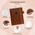 Clever Fox Password Book with Alphabetical Tabs, Internet Address Organizer Logbook, Small Pocket Keeper